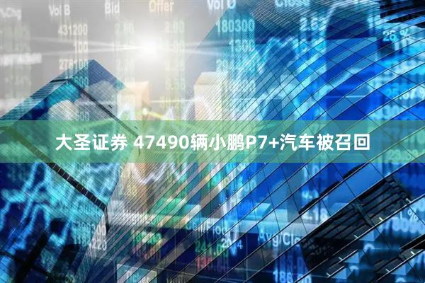 大圣证券 47490辆小鹏P7+汽车被召回