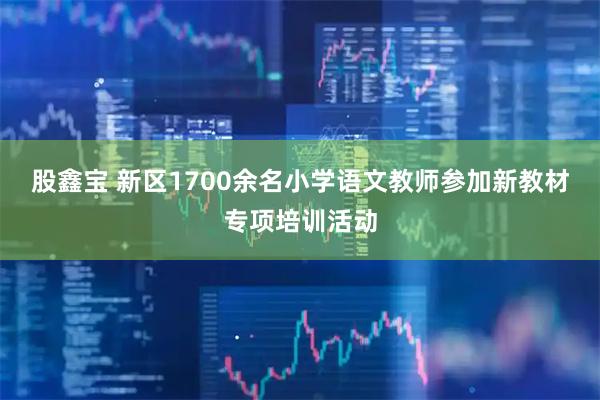 股鑫宝 新区1700余名小学语文教师参加新教材专项培训活动
